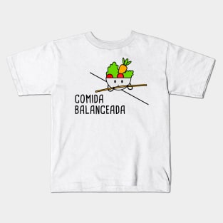 Comida Balanceada Spanish Pun Kids T-Shirt